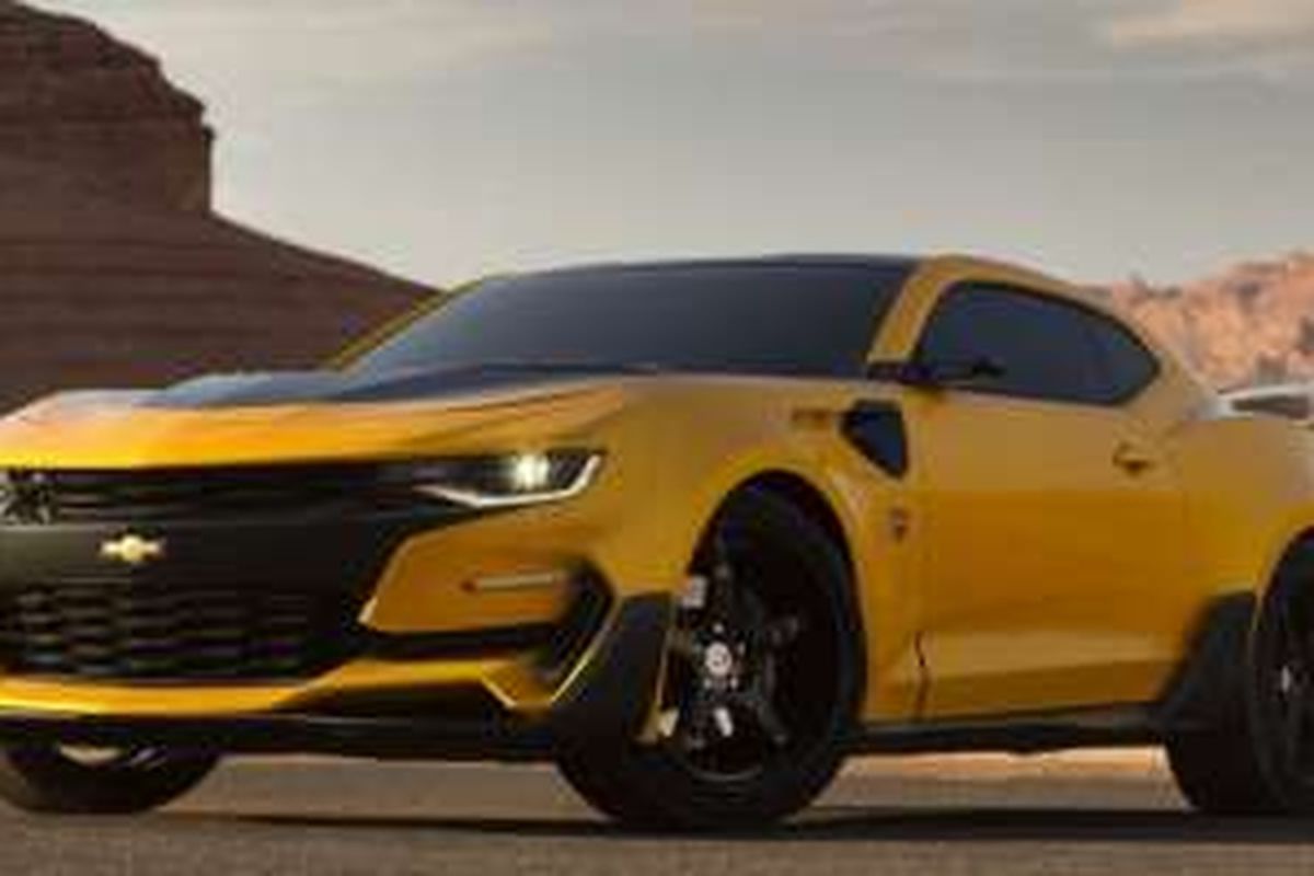 Chevrolet Camaro yang akan hadir di Transformers mendatang.