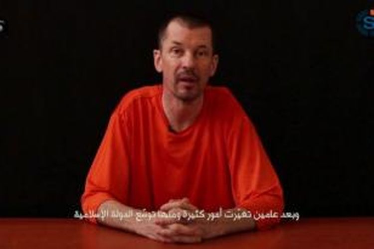 John Cantlie, pria Inggris yang masih disandera ISIS.