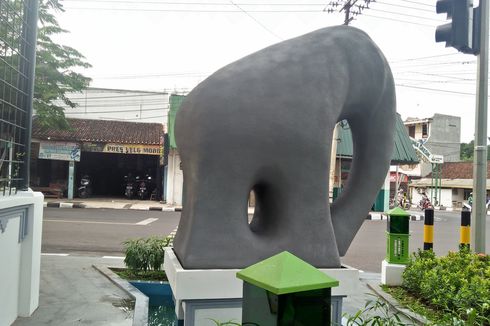 Patung Gajah di Gresik yang Ramai Diperbincangkan Telan Biaya Hampir Rp 1 Miliar
