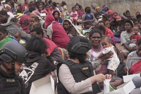 Teror KKB, Ratusan Warga Pegunungan Sekitar Freeport Mengungsi ke Polsek Tembagapura