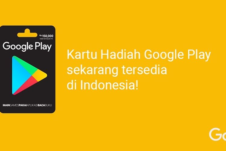 Google Play Gift Card (Kartu Hadiah Google Play) akhirnya ada di Indonesia.