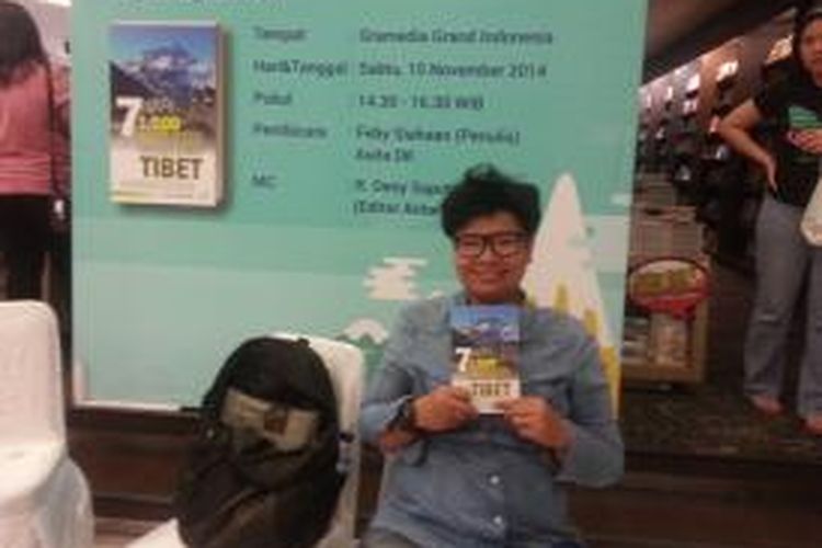 Feby Siahaan, penulis buku 7 Hari 1500 Km Mengelilingi Tibet