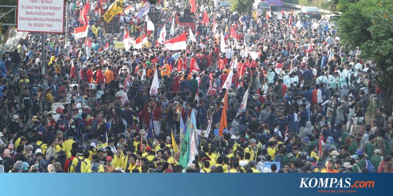 Selasa Siang, Mahasiswa Akan Kembali Demo di Depan Gedung DPR - Kompas.com - Megapolitan Kompas.com