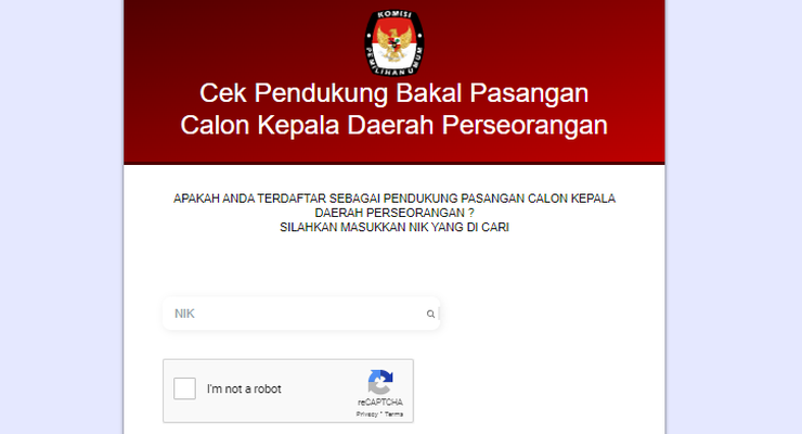 Cara Cek NIK Terdaftar Pendukung Paslon Pilkada 2024, Lapor jika Dicatut!
