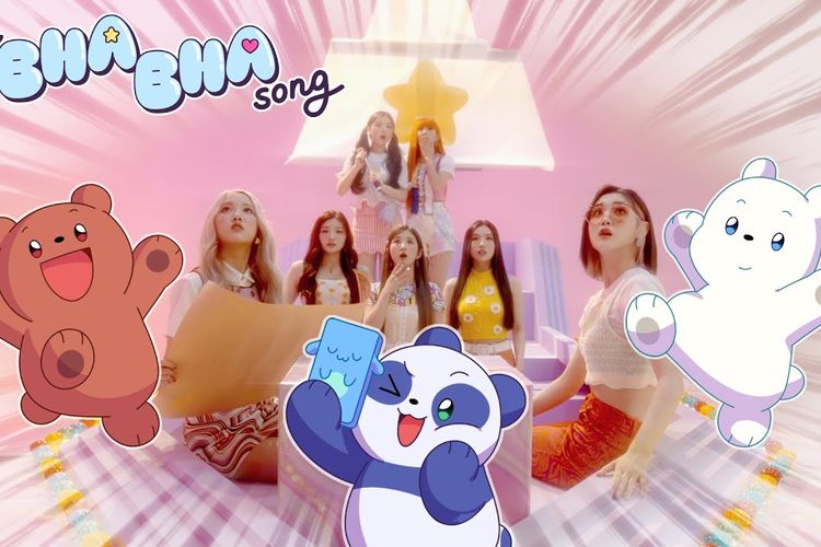 Girl group TRI.BE membawakan lagu tema untuk kartun We Baby Bears