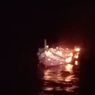 Korsleting Genset, Kapal Nelayan di Bangka Terbakar dan Karam, 5 ABK Lompat ke Laut