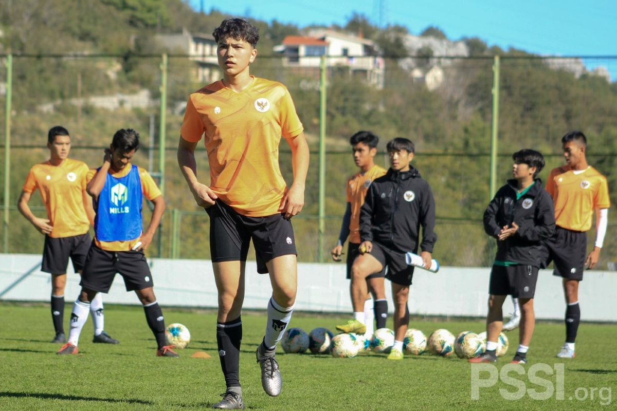 Luah Fynn Jeremy Mahesa, pemain keturunan Jerman yang dipanggil Shin Tae-yong untuk mengikuti pemusatan latihan timnas U19 Indonesia di Kroasia. 