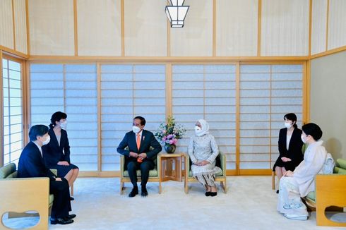 Jokowi-Iriana Bertemu Kaisar Jepang Naruhito-Permaisuri Masako