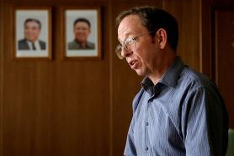 Jeffrey Fowle, salah satu warga AS yang ditahan warga Korea Utara.