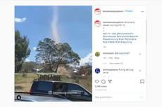 Viral, Video Angin Berputar di Kawah Wurung, BMKG: Itu Dust Devil