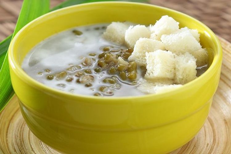 Resep Sarapan Sehat Untuk Keluarga Bubur Kacang Hijau Dengan Roti Tawar