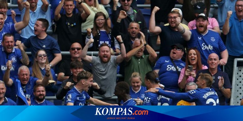 Hasil Liga Inggris: Everton Menang di Stadion Baru, Fulham Vs Man United 1-1