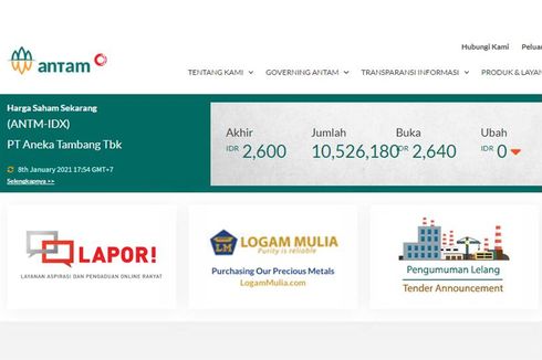 Ramai soal Harga Saham ANTM, Berikut Profil dari Aneka Tambang (Antam)...