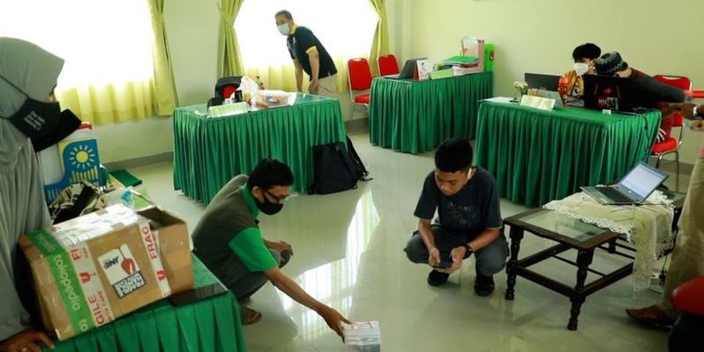 Persiapan lomba robotika tim dari MAN 2 Makassar