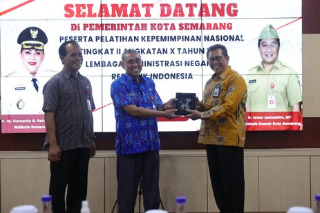 Peserta PKN Tingkat II Angkatan X LAN Belajar Teknologi Rekayasa dan Metaverse dari Pemkot Semarang