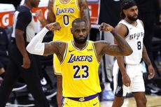 Hasil NBA - LeBron James Tampil Perkasa Pimpin Lakers Libas Cavaliers