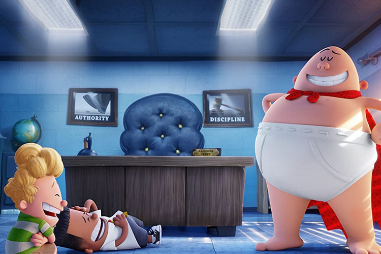 Kevin Hart, Ed Helms, and Thomas Middleditch in Captain Underpants: The First Epic Movie (2017)