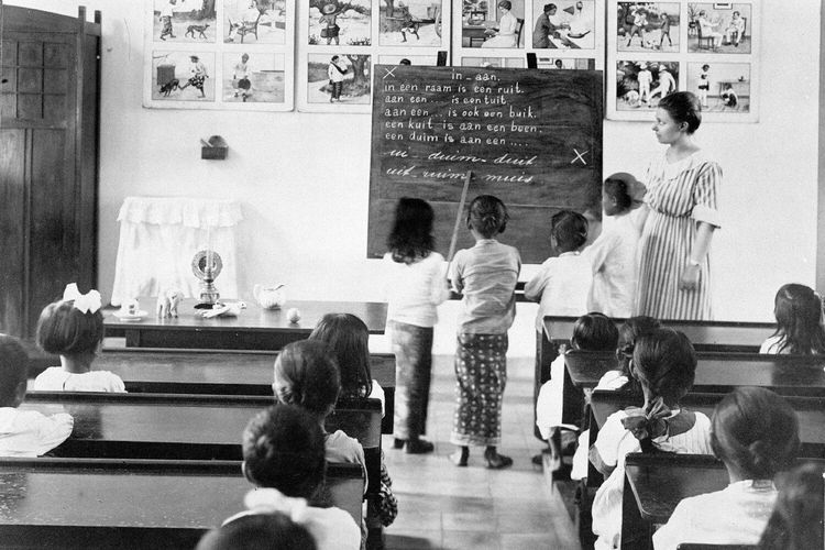 Sekolah Kartini di Bogor sekitar tahun 1920.