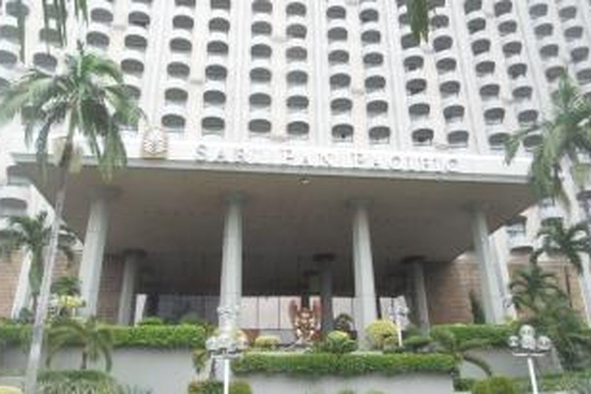 Hotel Sari Pan Pacific, di Jalan MH Thamrin, Jakarta Pusat.