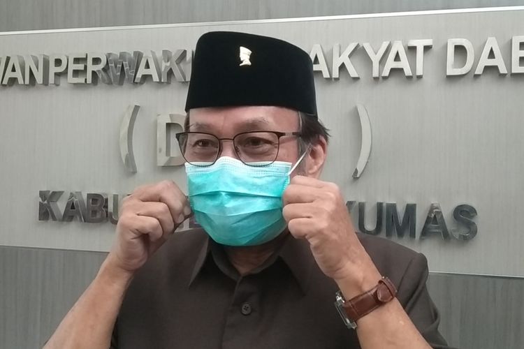 Ketua DPRD Banyumas dr Budhi Setiawam di Gedung DPRD Banyumas, Jawa Tengah, Rabu (2/9/2020).