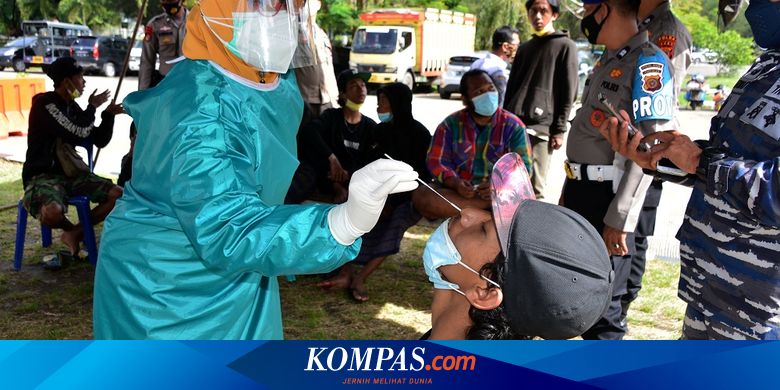 UPDATE 17 Juli: 251.392 Spesimen Diperiksa, Positivity Rate Versi PCR 40,32 Persen - Vimarsana News