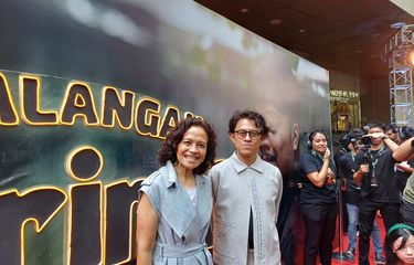 Mira Lesmana dan Riri Riza di Epicentrum, Kuningan, Jakarta Selatan, Senin (25/9/2023).