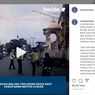 Viral, Polisi Tendang Pencuri Motor hingga Terjatuh Saat Lewat di Tengah Razia