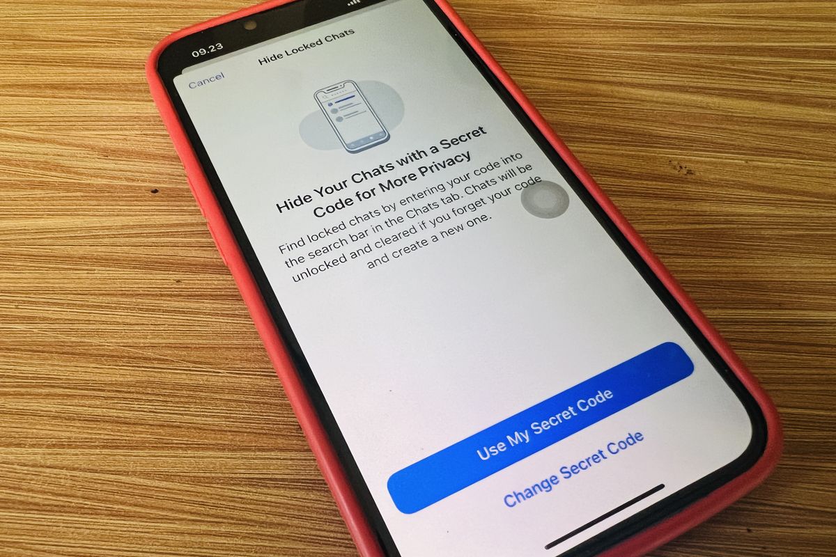 Ilustrasi fitur Secret Code WA yang ramai diduga bisa buat selingkuh.
