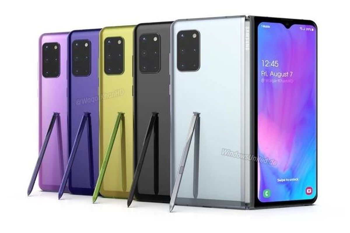 Render Samsung Galaxy Fold 2