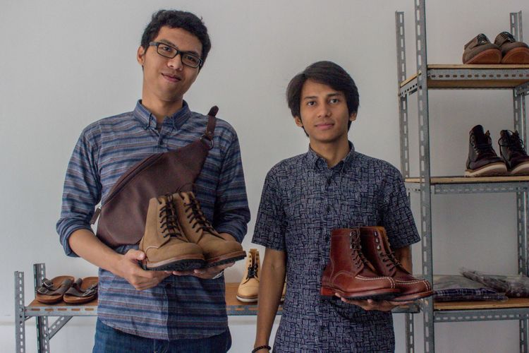 Dua orang di balik Renav Leather dan Renav Goods Co, Abi Fadlan (26) dan Naviri Ray (25)