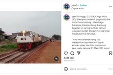 Viral, Video Aksi Pelemparan ke KA Argo WIlis di Bandung, Ini Kata KAI
