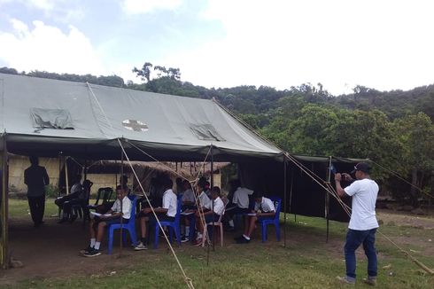 3 Tahun Belajar di Tenda Darurat, Siswa di Daerah Ini Akhirnya Bisa Rasakan Gedung Sekolah