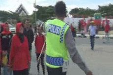 Diprotes karena Hadang Konvoi Ibu-ibu, Polisi Pilih Mengalah