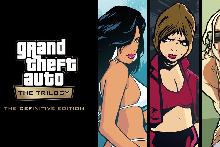 Ilustrasi game Grand Theft Auto: The Trilogy - The Definitive Edition.