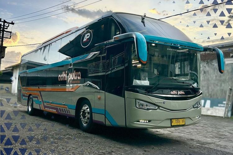 Bus baru PO Adhi Putra