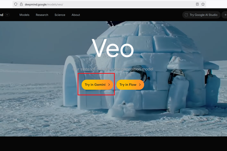 Ilustrasi cara dapat Veo 3 gratis dengan berlanggan Google AI Pro menggunakan akun pelajar.