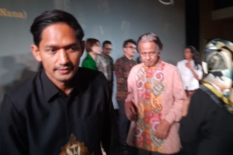 Aktor Ibnu Jamil saat ditemui dalam acara movie screening film Before, Now & Then di kawasan Senayan, Jakarta Pusat, Kamis (18/8/2022). 