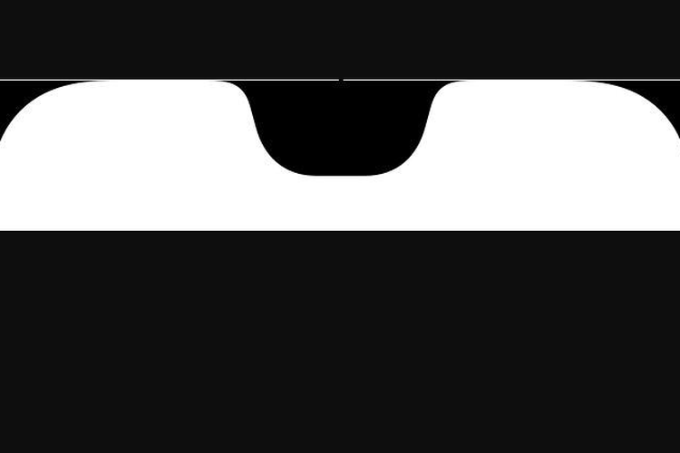 Notch yang diduga sebagai skema desain Xiaomi Mi 7