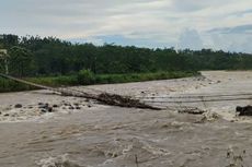 Jembatan Gantung Putus Diterjang Banjir, Satu Desa di Aceh Utara Terisolasi