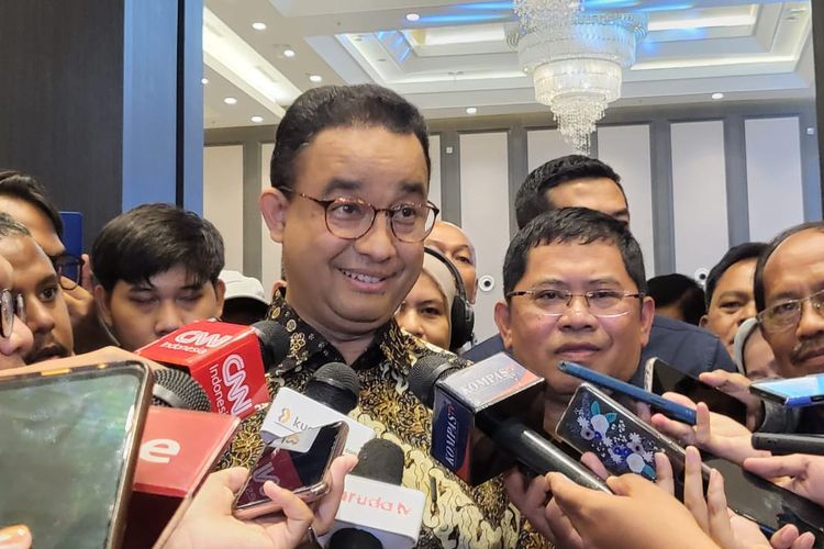 Bacapres Koalisi Perubahan Anies Baswedan di Hotel Vertu, Harmoni, Jakarta, Jumat (10/11/2023). 