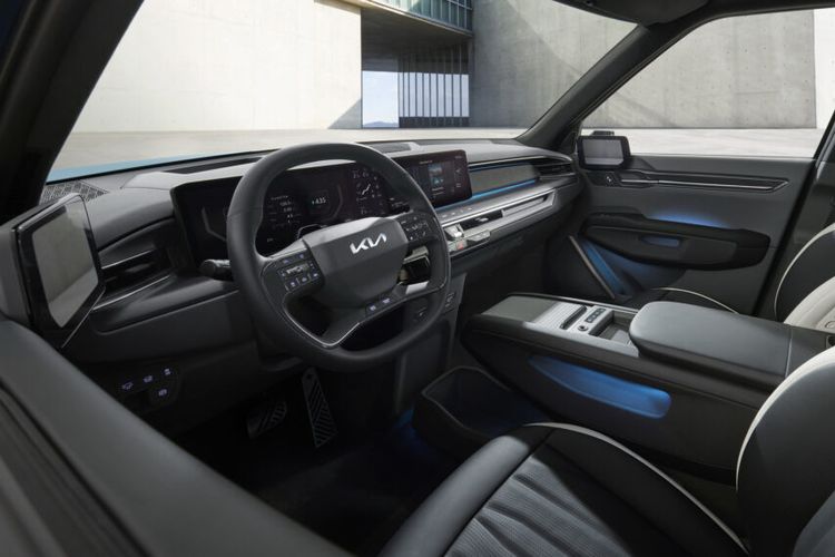 Interior SUV listrik Kia EV9