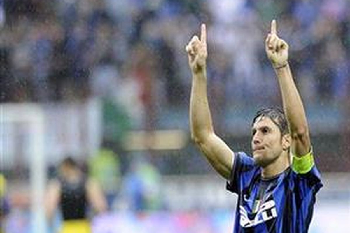 Kapten Inter Milan, Javier Zanetti.