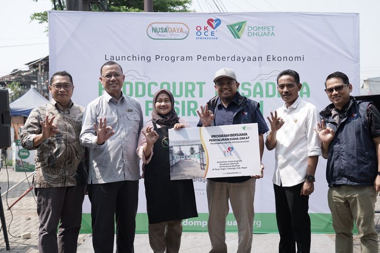 Zakat Produktif Dompet Dhuafa di Bogor, Sulap Usaha Ultra Mikro Jadi Foodcourt