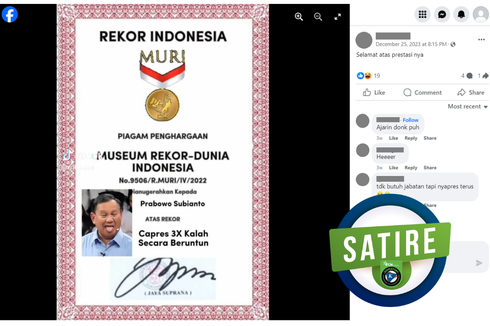 INFOGRAFIK: Tidak Ada Rekor Muri untuk Prabowo karena Tiga Kali Kalah Pilpres