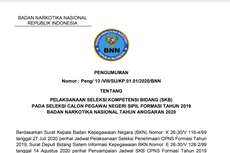 Jadwal, Lokasi, dan Tata Tertib SKB CPNS 2019 BNN, Ada Sesi Psikotes