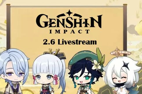 Intip Bocoran Update Genshin Impact 2.6, Ada Peta dan Karakter Baru
