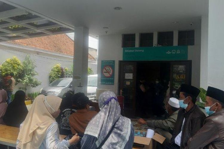 Calon Jemaah umrah di KKP Jawa Barat.