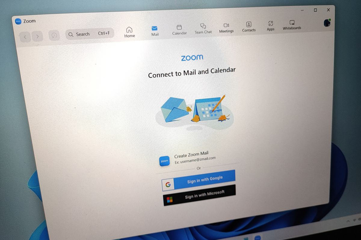 Zoom Mail dan Zoom Calendar hadir di aplikasi Zoom desktop, Rabu (9/11/2022).