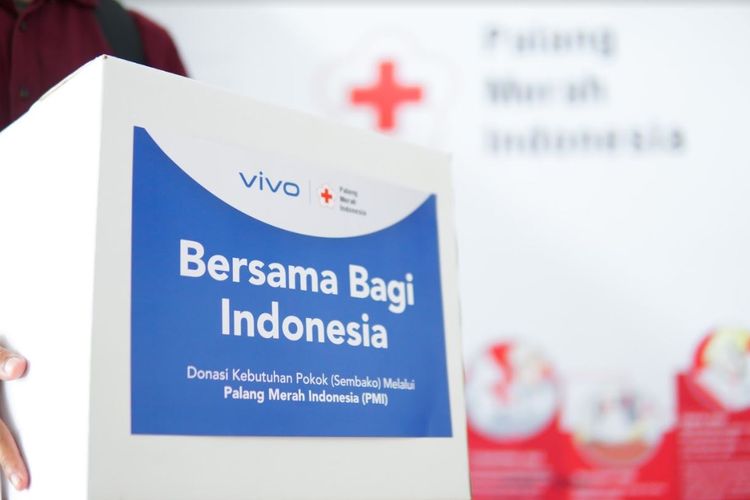 Program Vivo Bersama Bagi Indonesia bersama PMI.