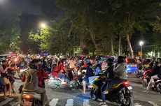 Nobar Timnas Indonesia di Balai Kota Surabaya, Sejumlah Ruas Jalan Macet Total